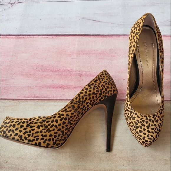 BCBG Generation Dalmation Haircalf Parade Stiletto Heel Pumps Women's size 8M - Picture 5 of 10
